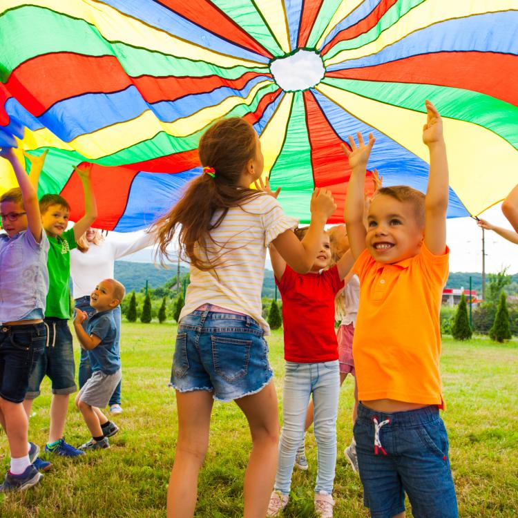  Kids playing outside