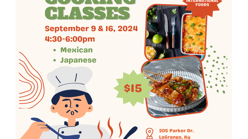 flyer advertising youth cooking classes